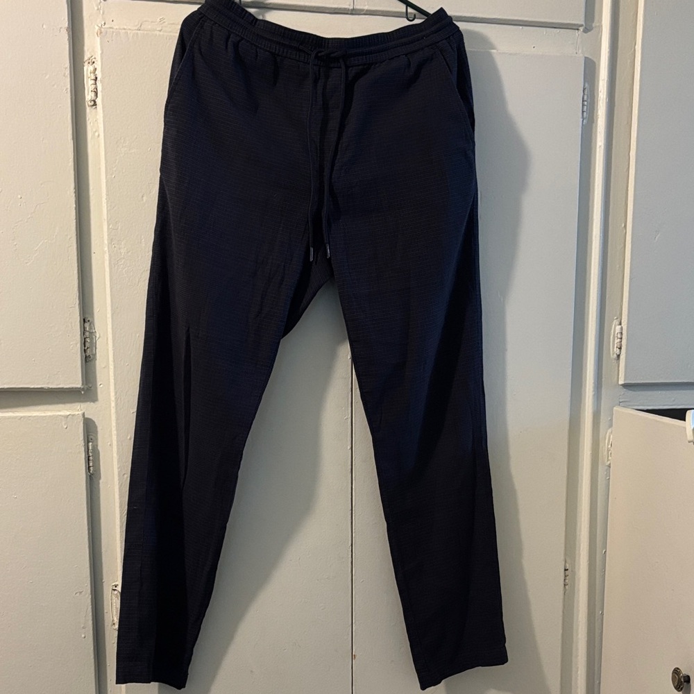 Original Penguin Men's Black Drawstring Jogger Pants